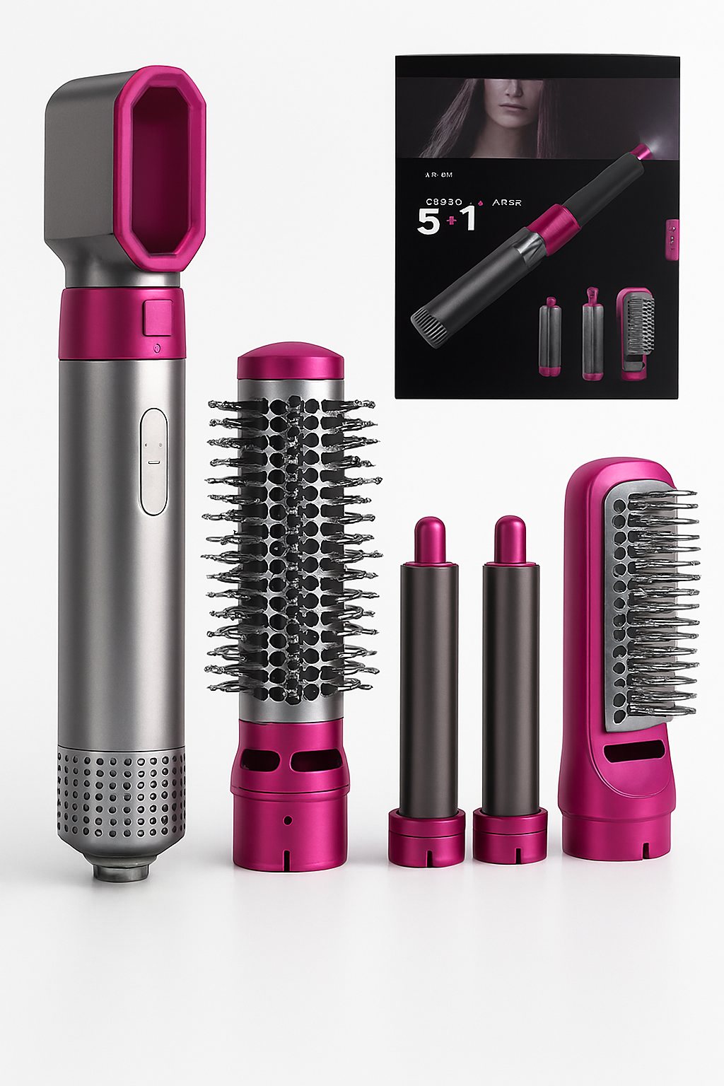 Hair Styler Set with Curling and Drying Tools 2