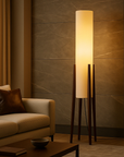 Halene | Minimalist Solid Walnut Floor Lamp 4