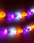 Halloween Lights Battery Powered Pumpkin String 1