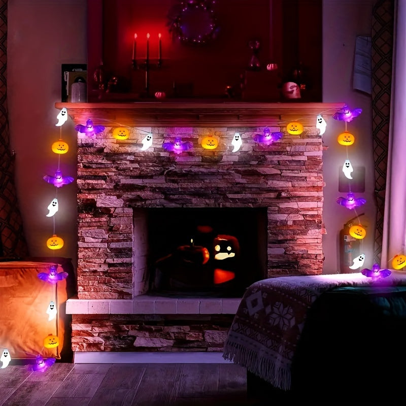 Halloween Lights Battery Powered Pumpkin String 3