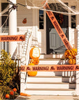 Halloween Warning Tape Plastic Skull Banner 1