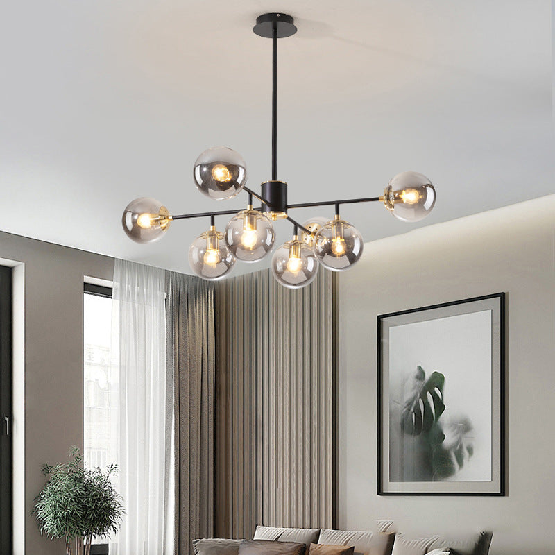 Halyn | Contemporary Scandinavian-inspired Glass Chandelier 2