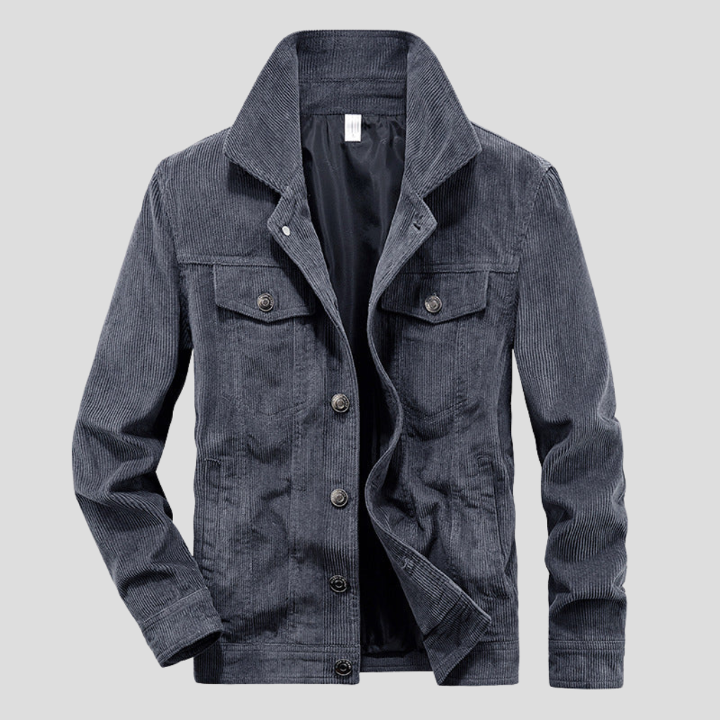 Havren | Corduroy Slim-Fit Jacket for Men with Streamlined Look 5