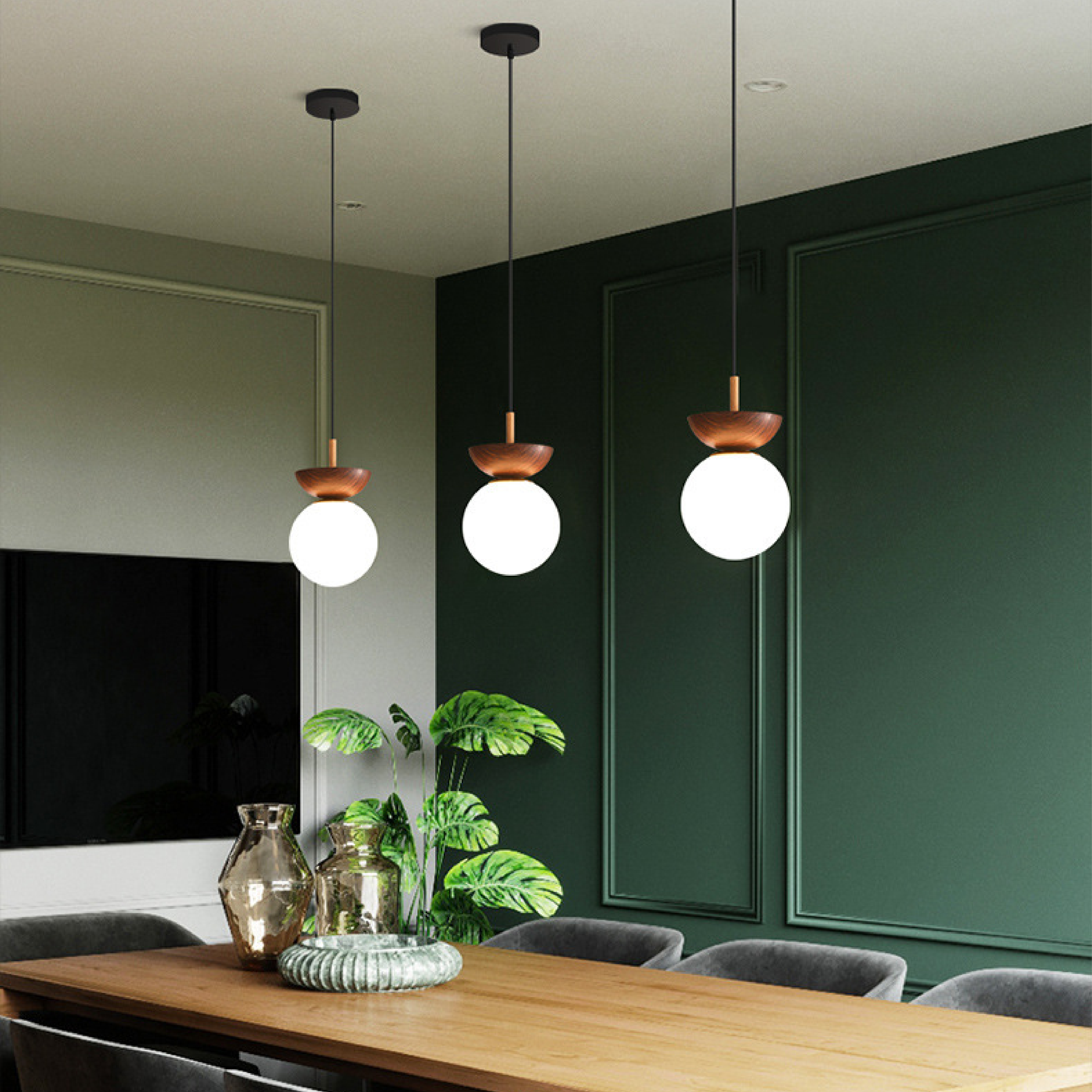Hearthstone | Japanese Nordic Hanging Lamp with Minimalist Elegance 2