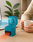 HeatMini | Desktop Electric Heater and Cooling Fan for Office Use 6