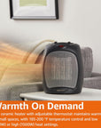 HeatWave | Indoor Ceramic Space Heater with Thermostat Control 3