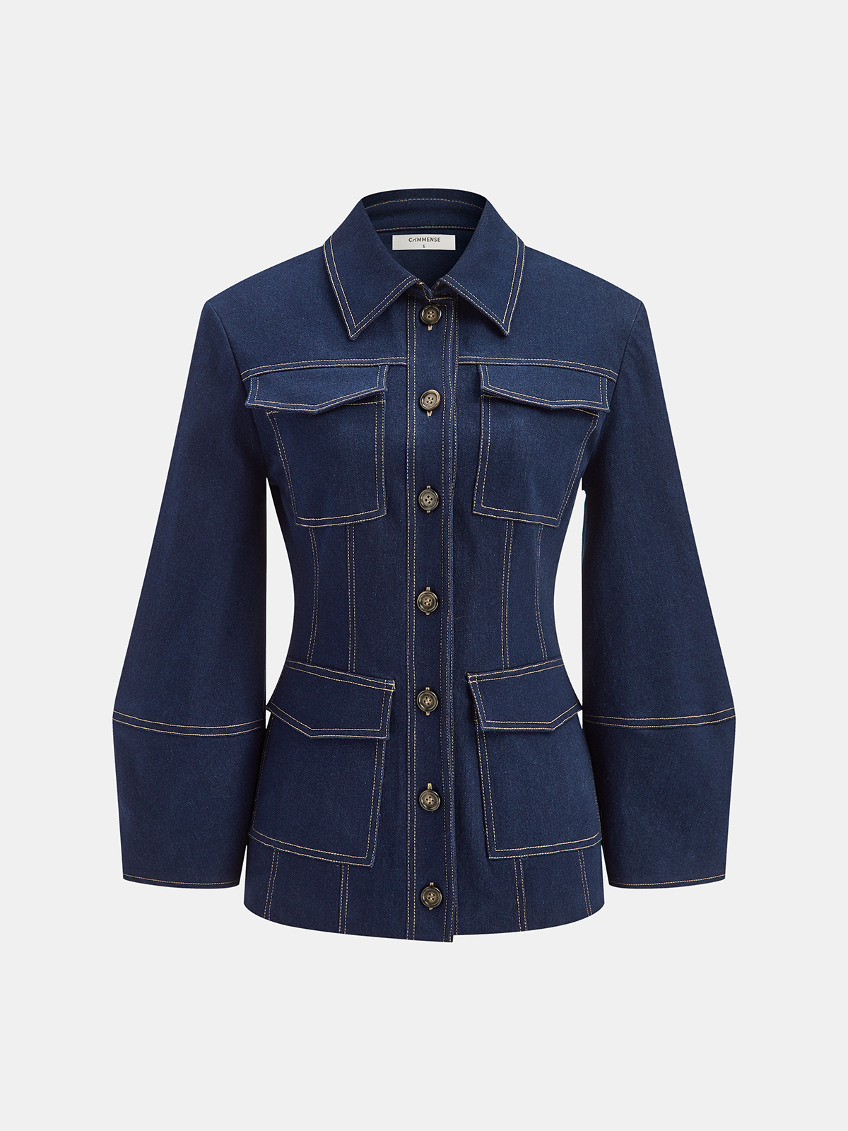 Heaven | Contrast Stitching Denim Jacket 6