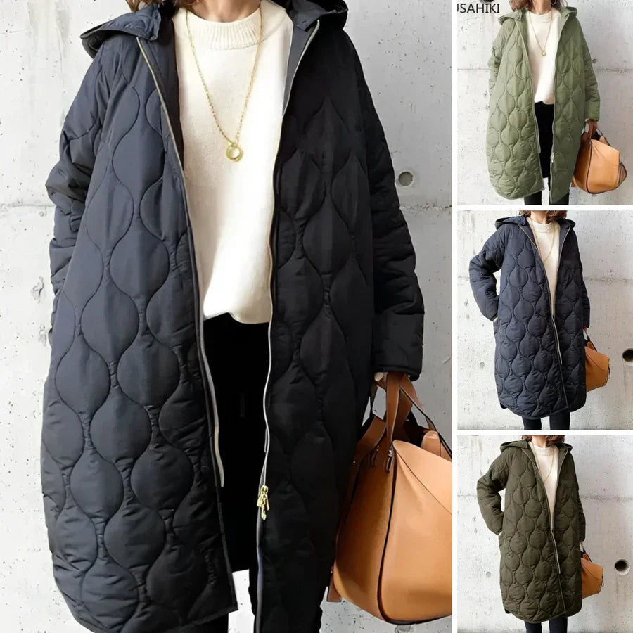 Helena | Stylish Lightweight Long Puffer Coat - Effortless Warmth & Modern Style 1