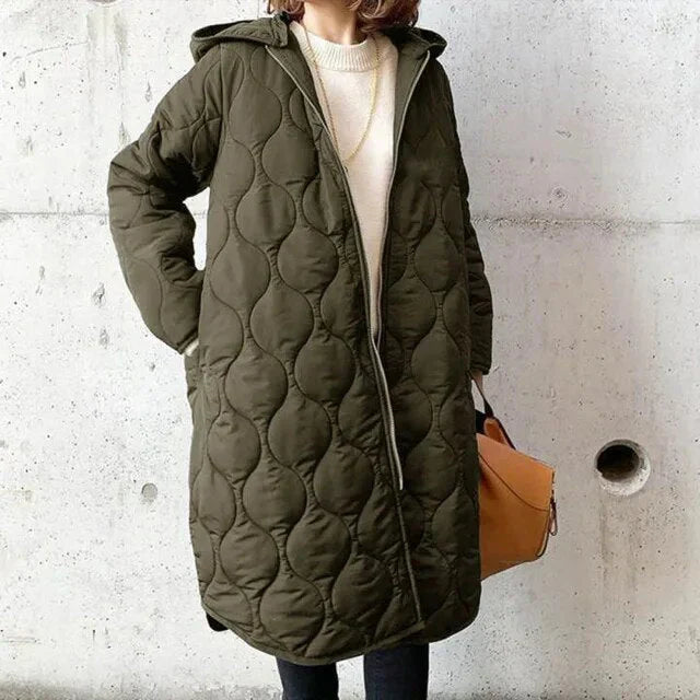 Helena | Stylish Lightweight Long Puffer Coat - Effortless Warmth & Modern Style 2