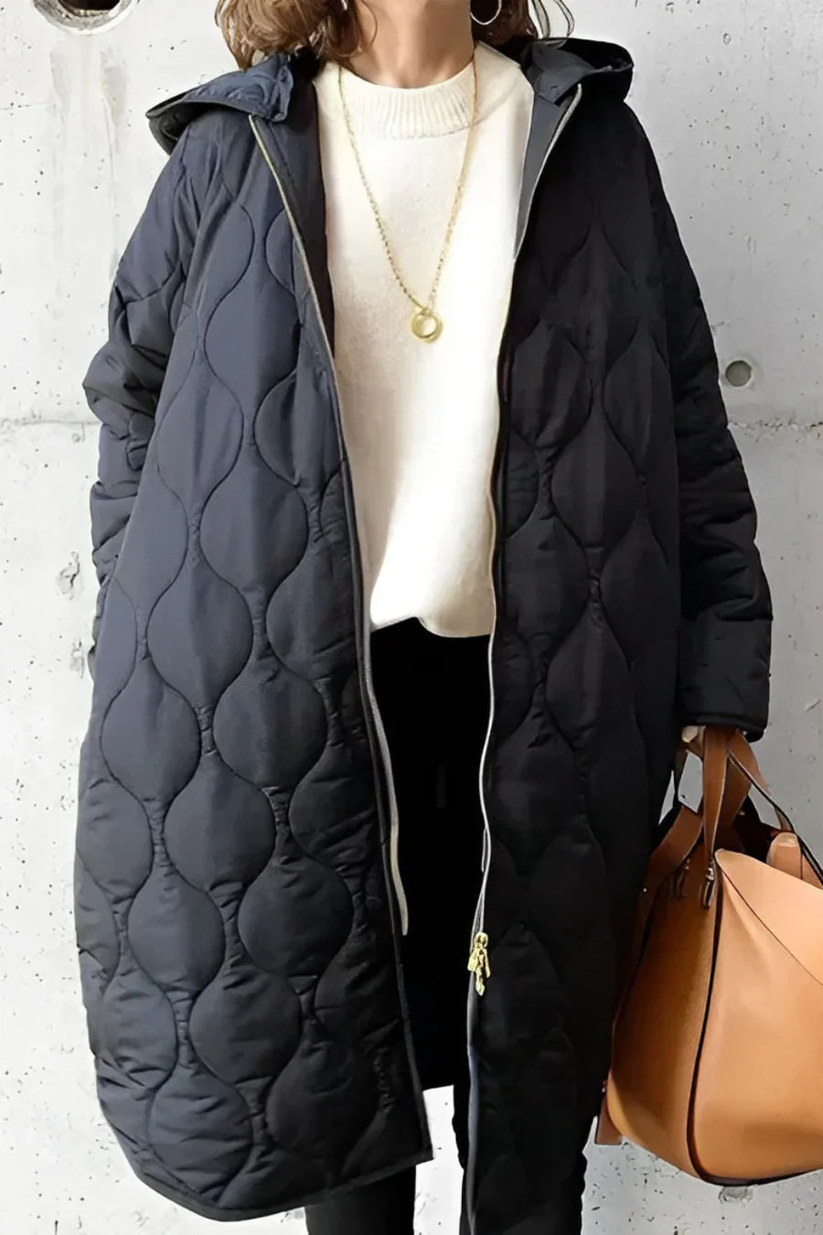 Helena | Stylish Lightweight Long Puffer Coat - Effortless Warmth & Modern Style 3
