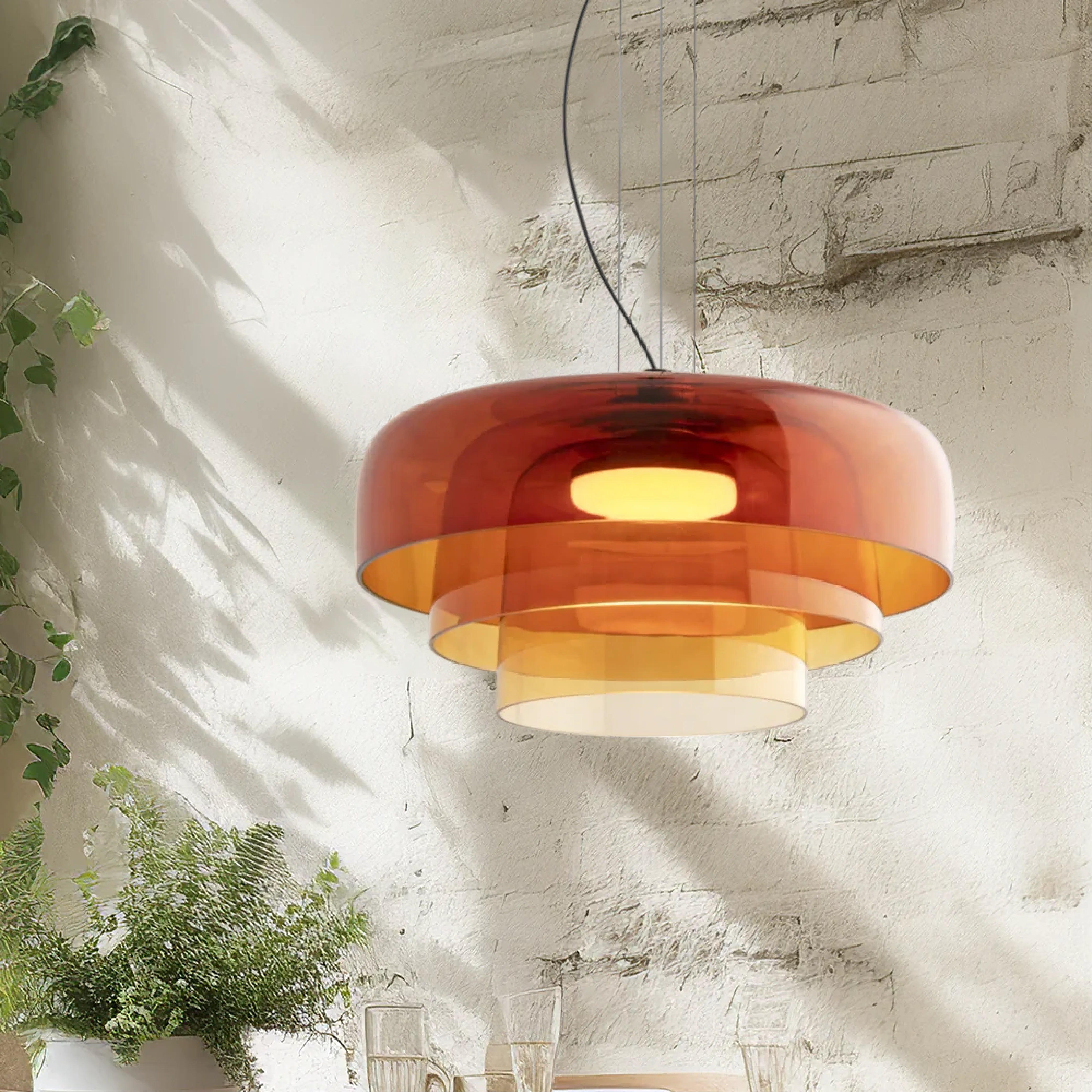 Helvyn | Minimalist Glass Pendant Lamp 2