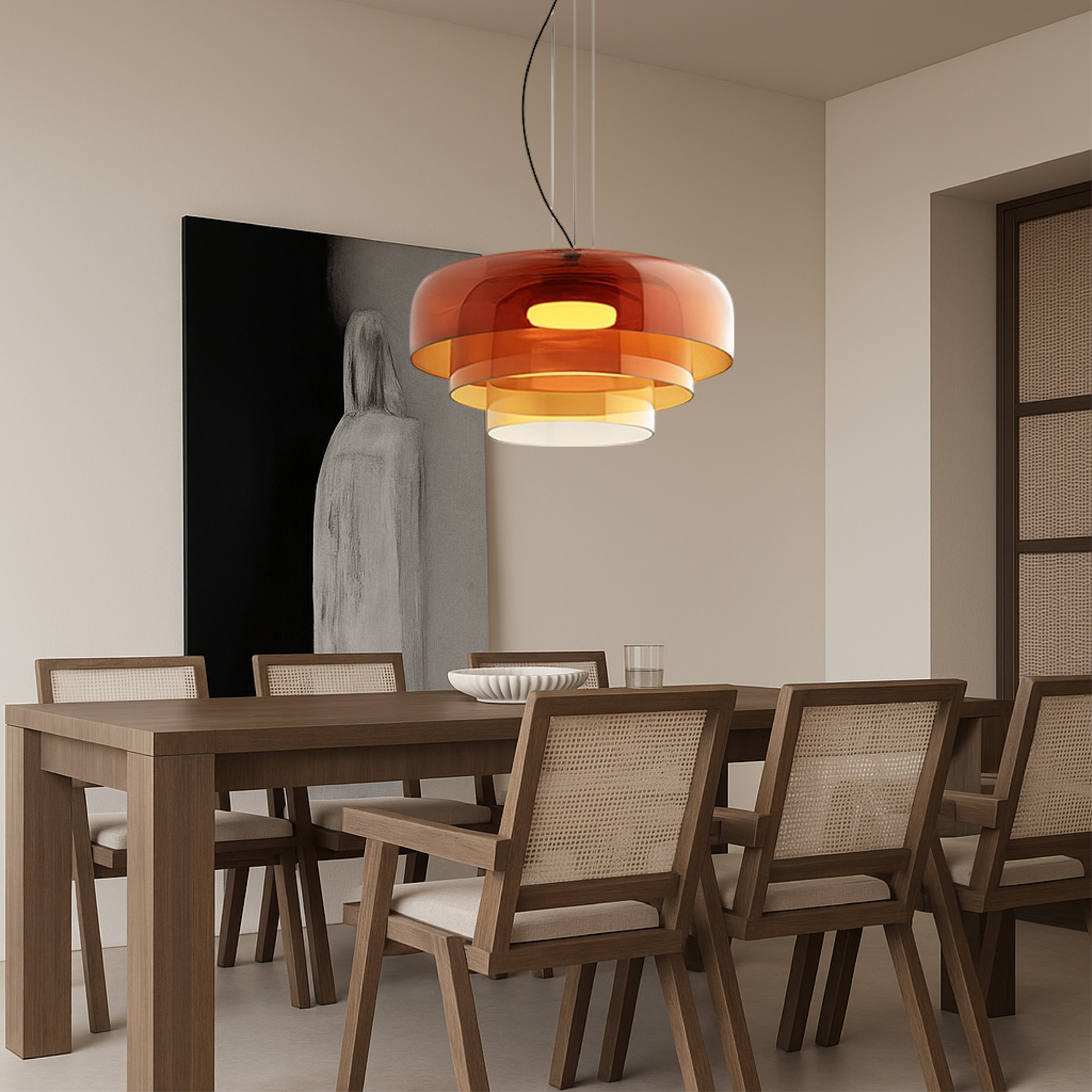 Helvyn | Minimalist Glass Pendant Lamp 4