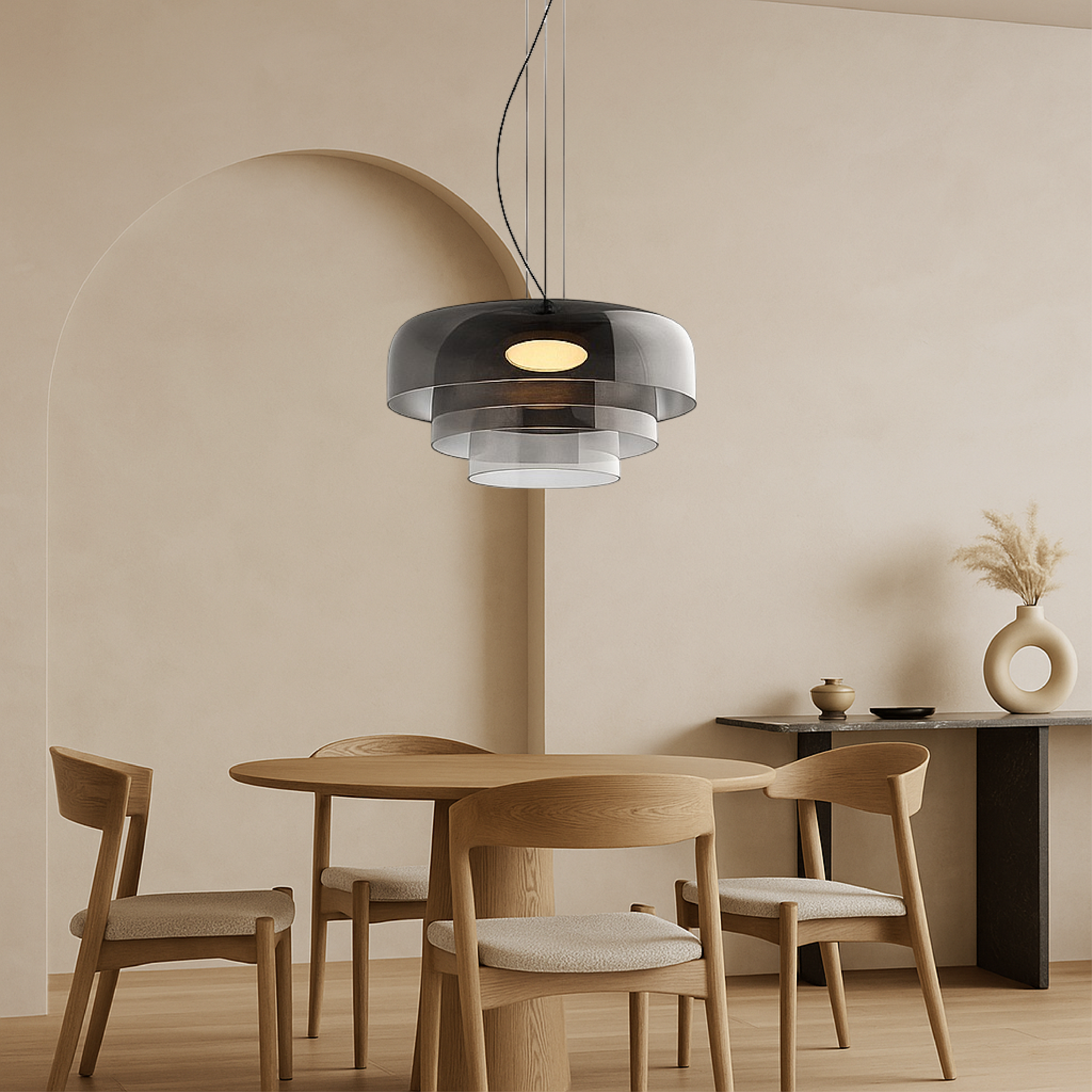 Helvyn | Minimalist Glass Pendant Lamp 7