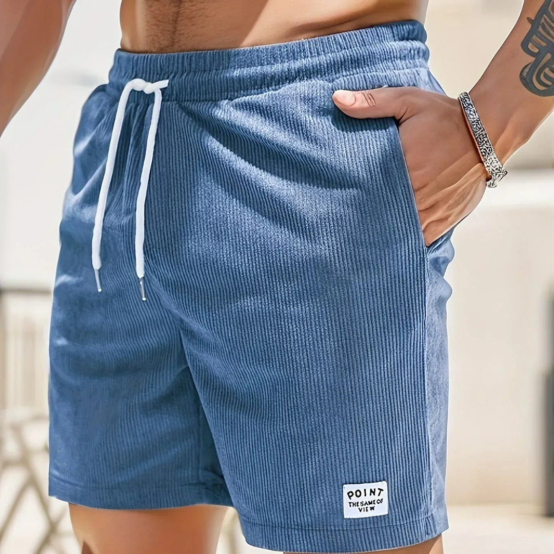 Herren Cordshorts Leicht Stretch Zeitlose Ästhetik Polyester Kurze Hosen 10
