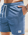 Herren Cordshorts Leicht Stretch Zeitlose Ästhetik Polyester Kurze Hosen 10