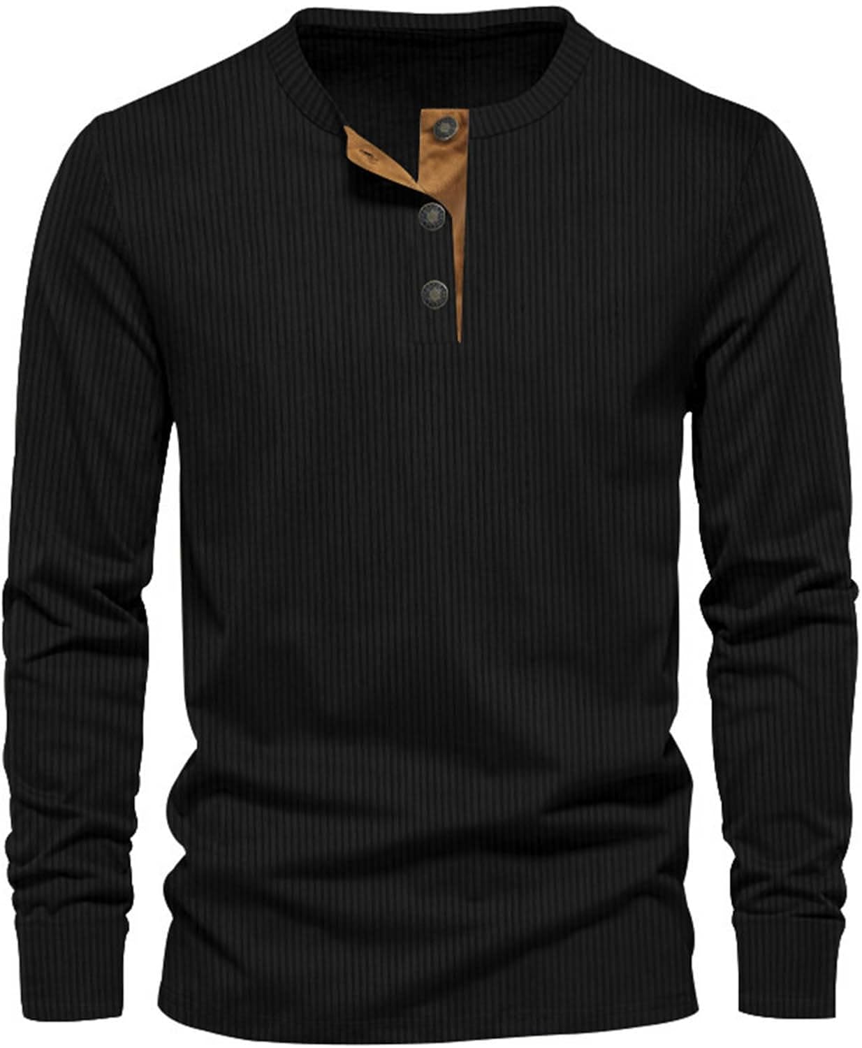 Herren Langarmshirt Weicher Cordstoff Vielseitig für Komfort und Stil 1