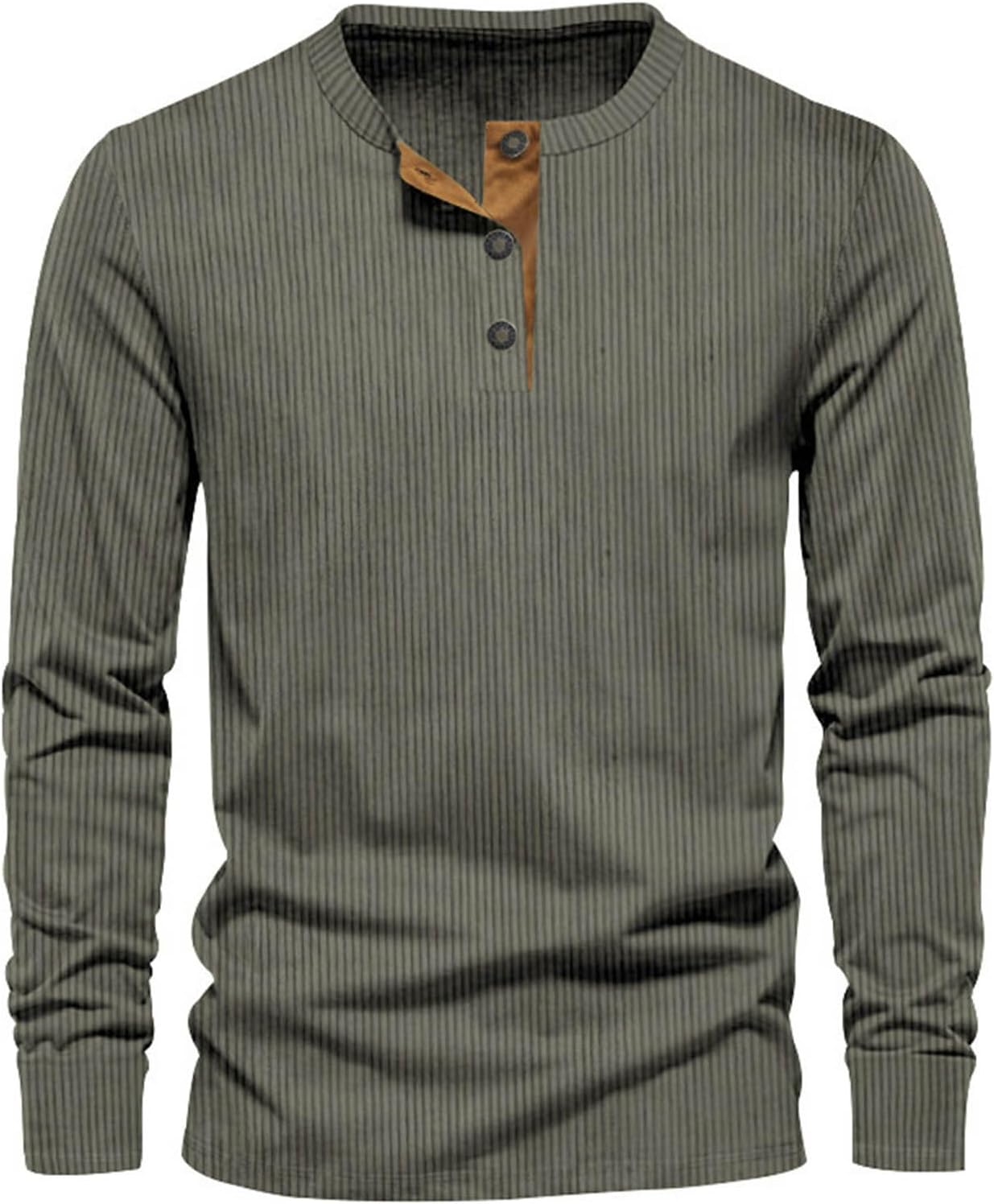 Herren Langarmshirt Weicher Cordstoff Vielseitig für Komfort und Stil 4