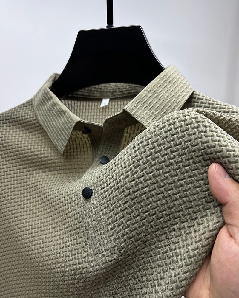 Herren Poloshirt Atmungsaktiv Elegantes Design Hochwertiger Stoff 3