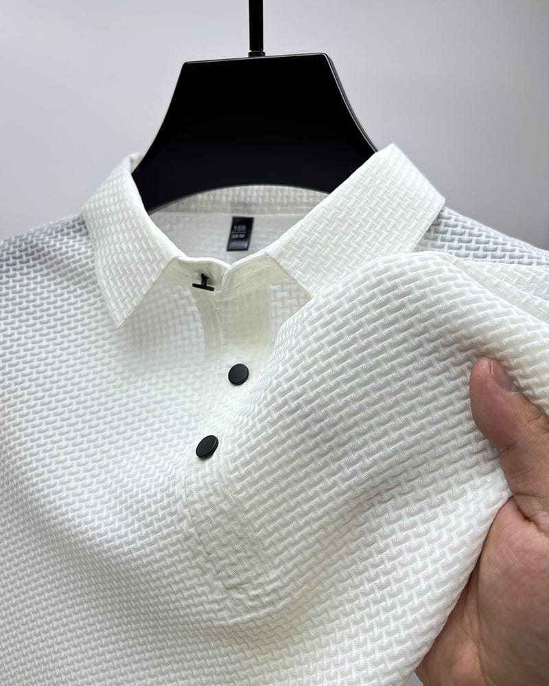 Herren Poloshirt Atmungsaktiv Elegantes Design Hochwertiger Stoff 4