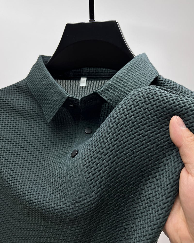 Herren Poloshirt Atmungsaktiv Elegantes Design Hochwertiger Stoff 5