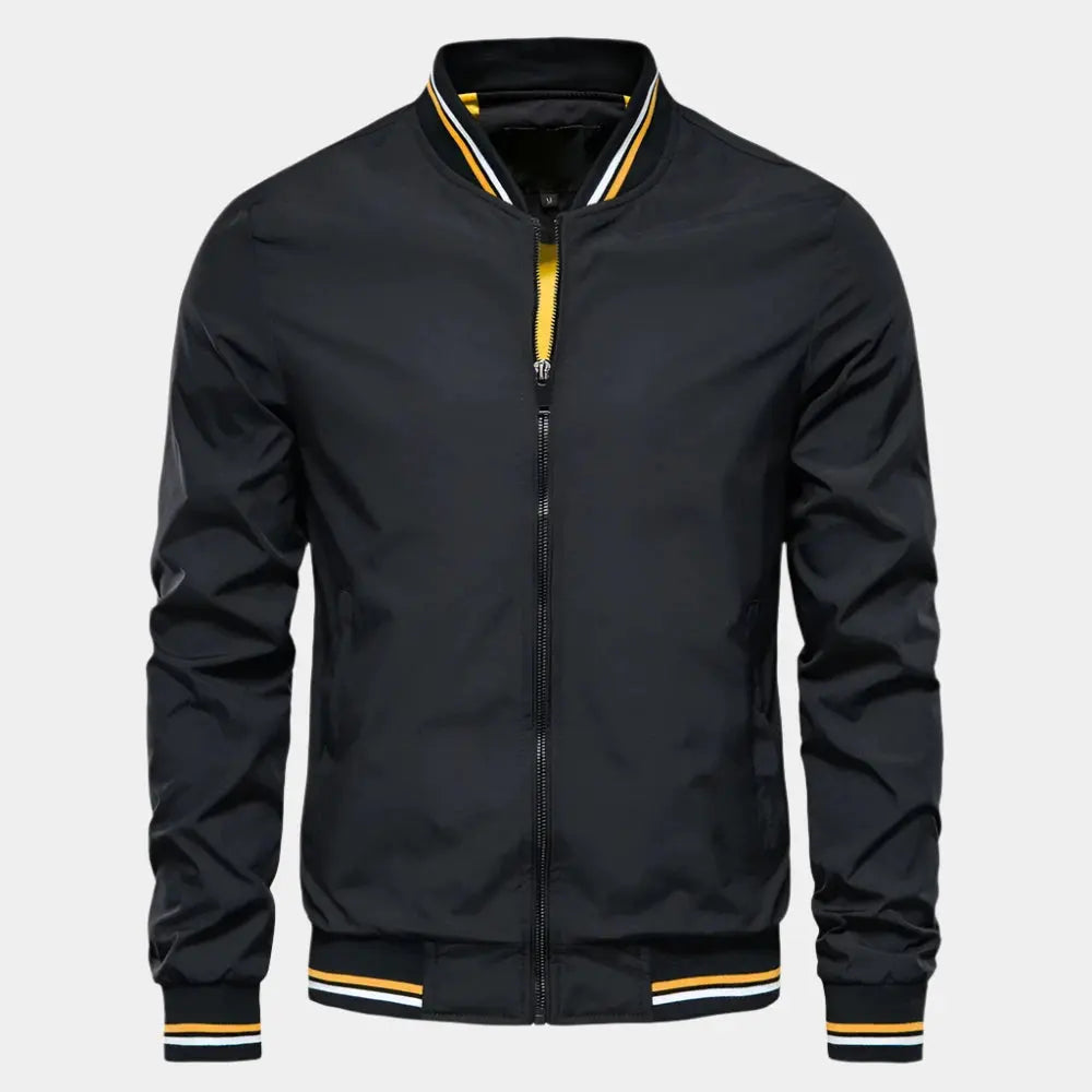 Herrenjacke Bomberjacke Stilvoll Bequem Vielseitig Weiches Material 2