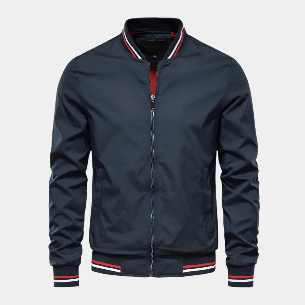 Herrenjacke Bomberjacke Stilvoll Bequem Vielseitig Weiches Material 3