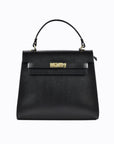 High-Quality Black Saffiano Leather Shoulder Bag – Chic and Durable Women’s Handbag for Work & Fashion 0