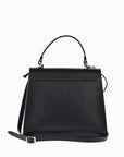 High-Quality Black Saffiano Leather Shoulder Bag – Chic and Durable Women’s Handbag for Work & Fashion 2