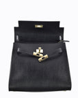 High-Quality Black Saffiano Leather Shoulder Bag – Chic and Durable Women’s Handbag for Work & Fashion 4
