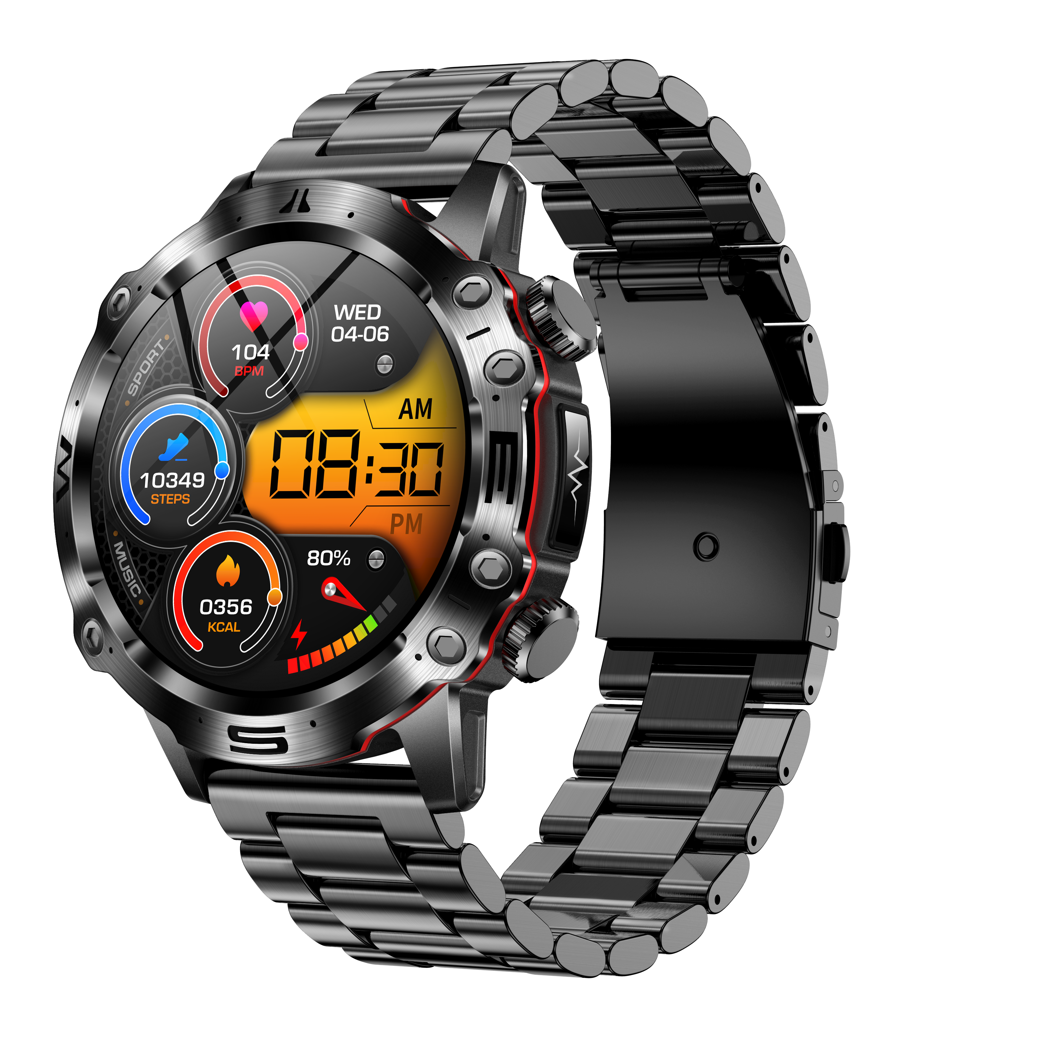 High quality ECG | EKG blood sugar blood pressure health sports watch 1
