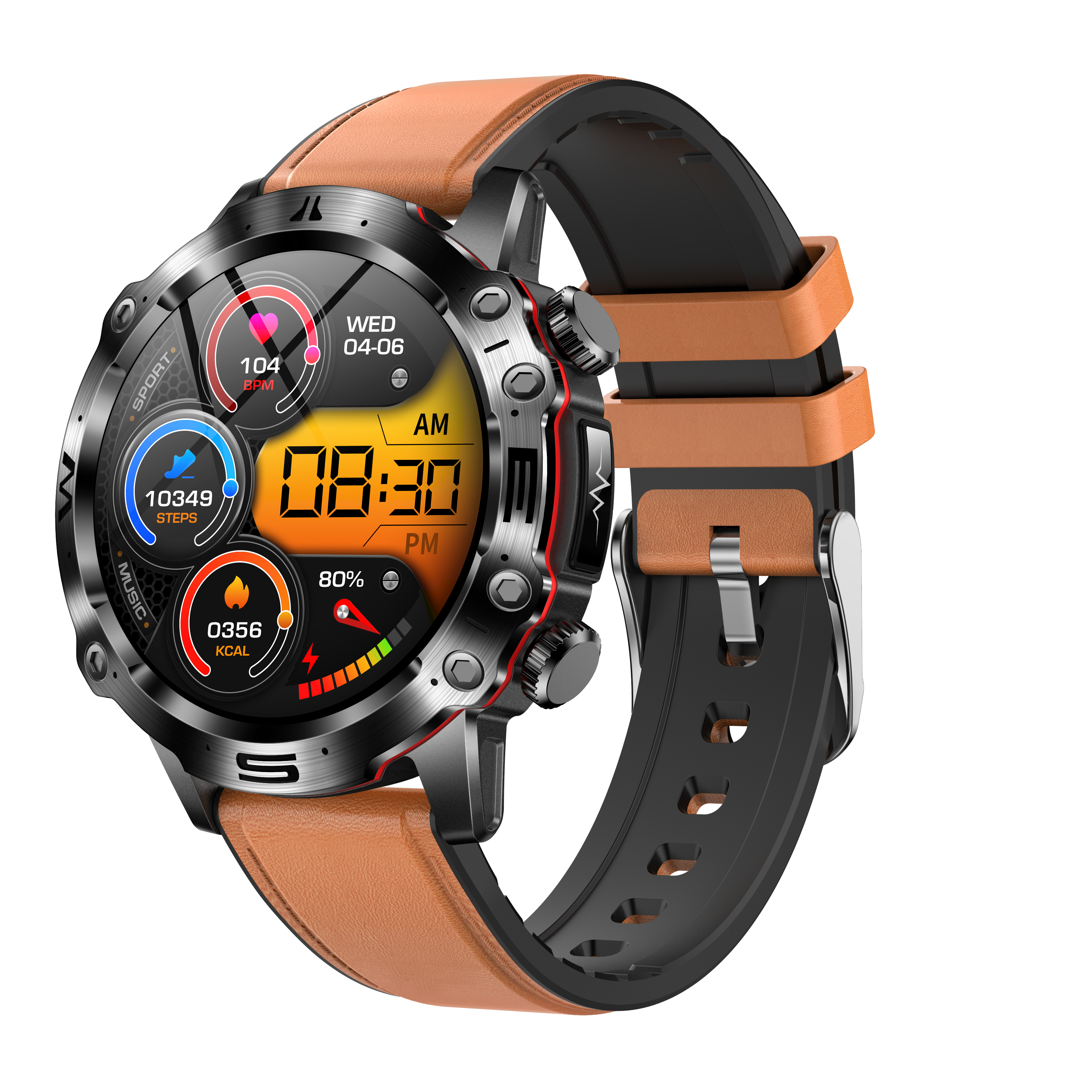 High quality ECG | EKG blood sugar blood pressure health sports watch 5