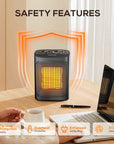 HomeWarm | Energy-Efficient Electric Space Heater for Bedroom Use 2