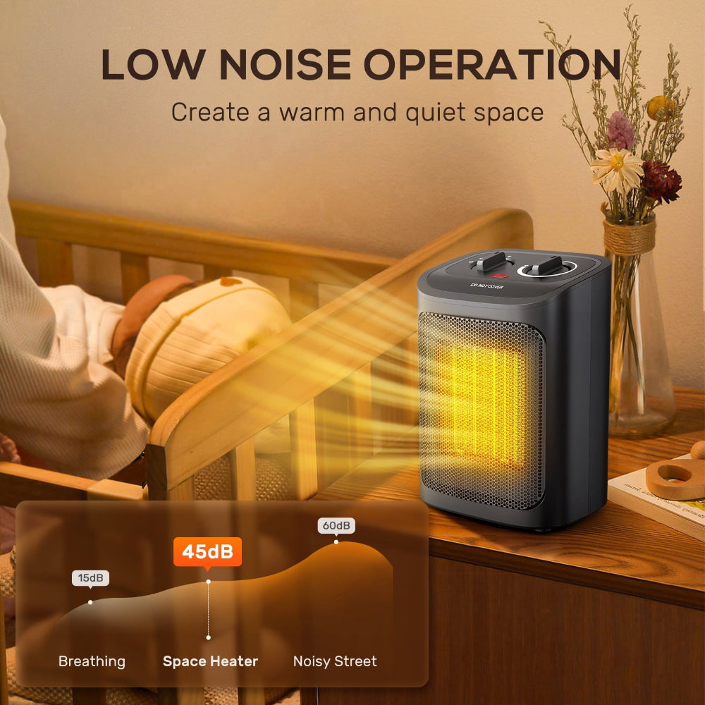 HomeWarm | Energy-Efficient Electric Space Heater for Bedroom Use 5
