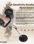 Hunter BD7 Metal Detector | Adjustable Length Portable Detector 2