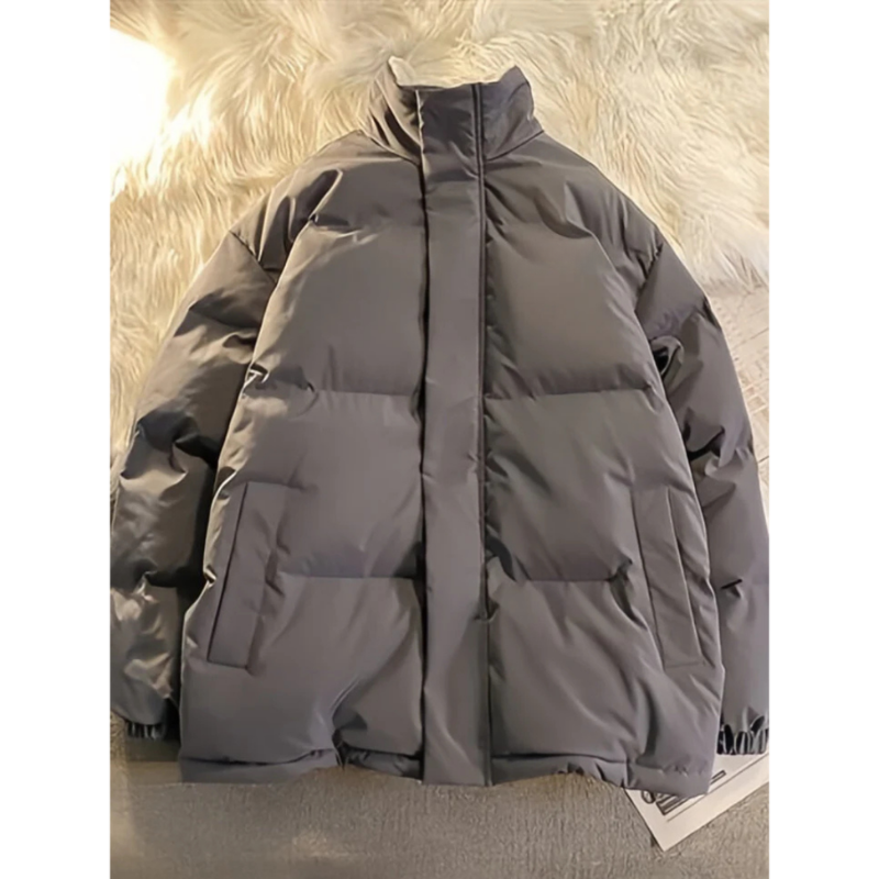 Hunter | Warm Mock Neck Puffer Jacket for Men’s Winter Wear 1
