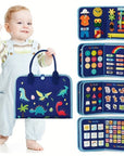 Interactive Montessori Learning Book for Kids – Engaging Activities with Laces, Zippers, and Buttons 3