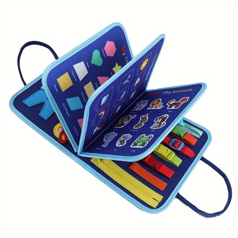 Interactive Montessori Learning Book for Kids – Engaging Activities with Laces, Zippers, and Buttons 4