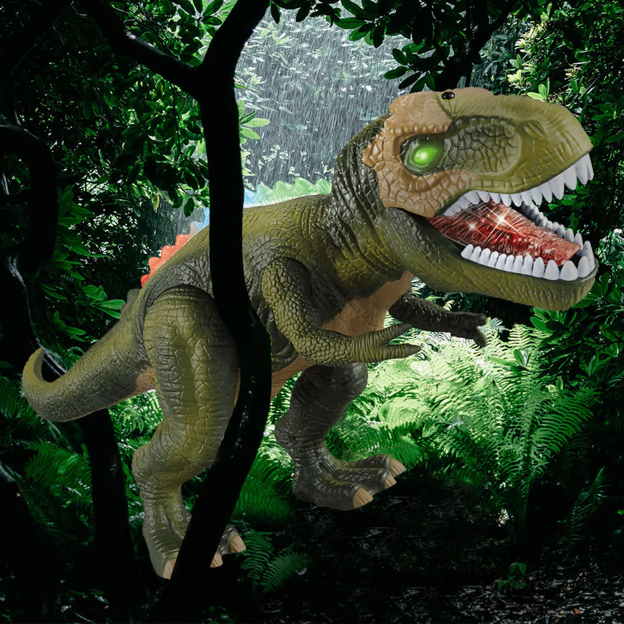 Interactive Remote Control Dinosaur – Walking, Roaring, and Light-Up Dino Toy for Boys and Girls 5