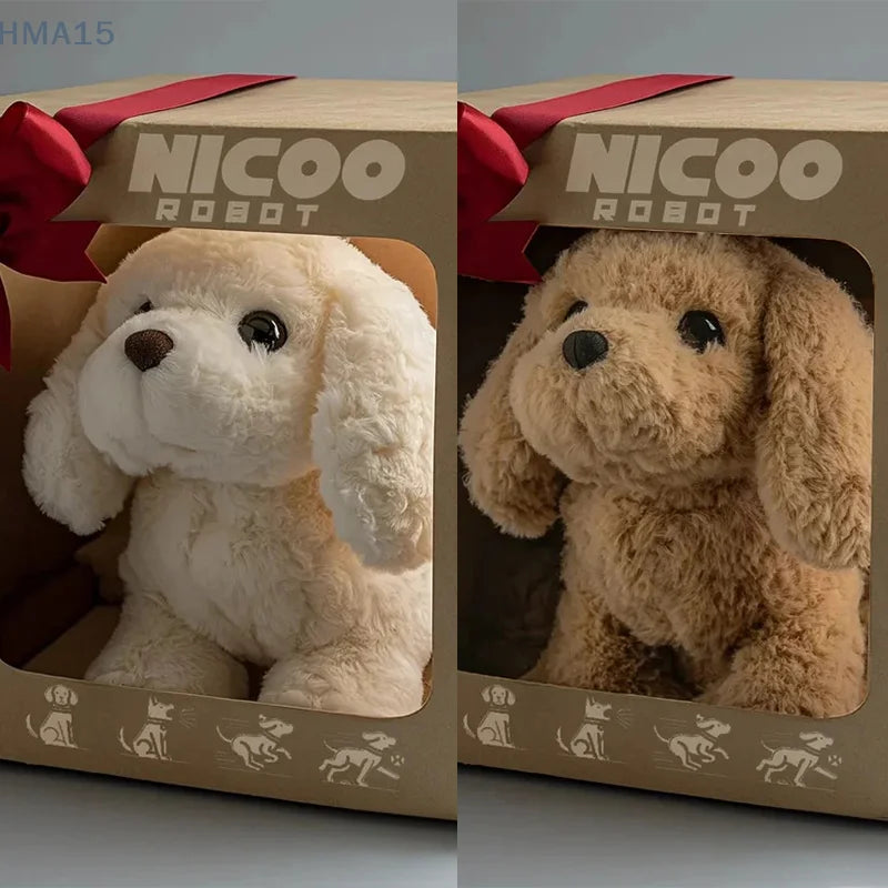 Interactive Robotic Puppy Toy with Barking and Walking Features – Realistic AI Pet Dog for Kids 1