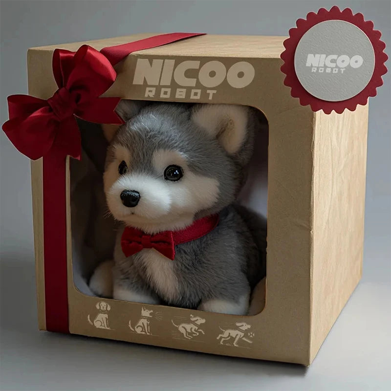 Interactive Robotic Puppy Toy with Barking and Walking Features – Realistic AI Pet Dog for Kids 6