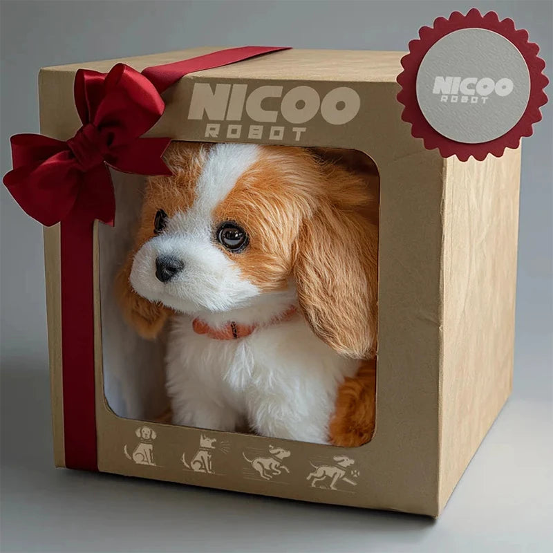 Interactive Robotic Puppy Toy with Barking and Walking Features – Realistic AI Pet Dog for Kids 7