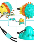 Interactive Self-Playing Pet Toy - Durable Dog Toy with Chew Bars and Rolling Balls for All Sizes, Promotes Dental Health 1