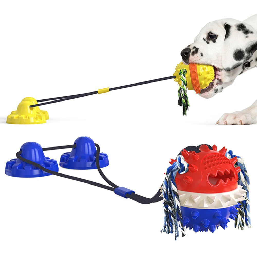 Interactive Self-Playing Pet Toy - Durable Dog Toy with Chew Bars and Rolling Balls for All Sizes, Promotes Dental Health 3
