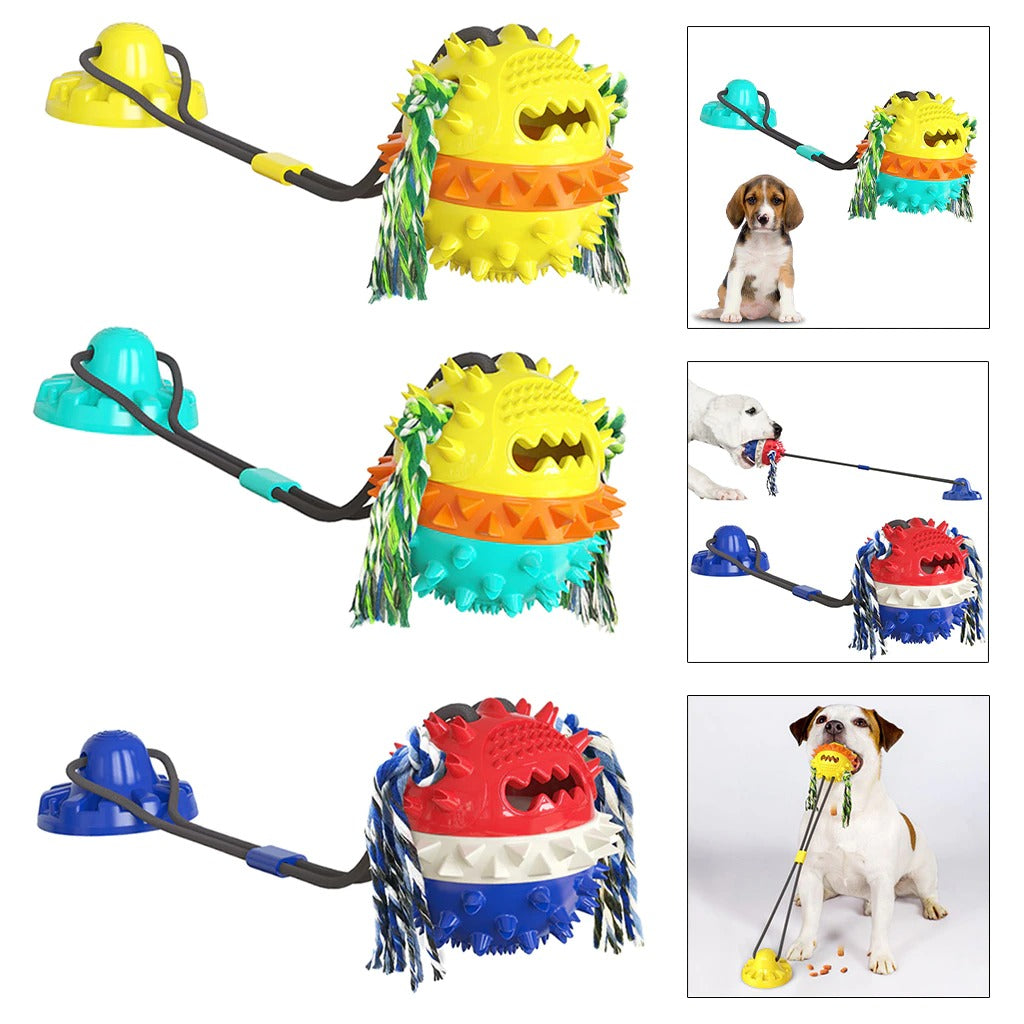 Interactive Self-Playing Pet Toy - Durable Dog Toy with Chew Bars and Rolling Balls for All Sizes, Promotes Dental Health 4