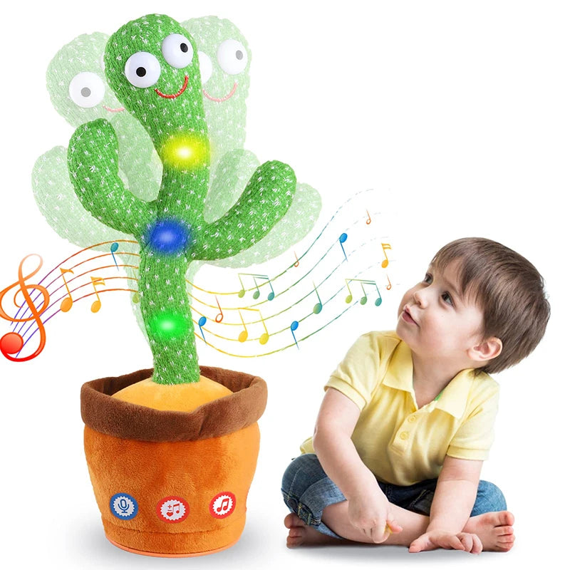 Interactive Talking Cactus Plush Toy for Kids – Dancing Soft Plush Toy for Home Decor and Gifts 1