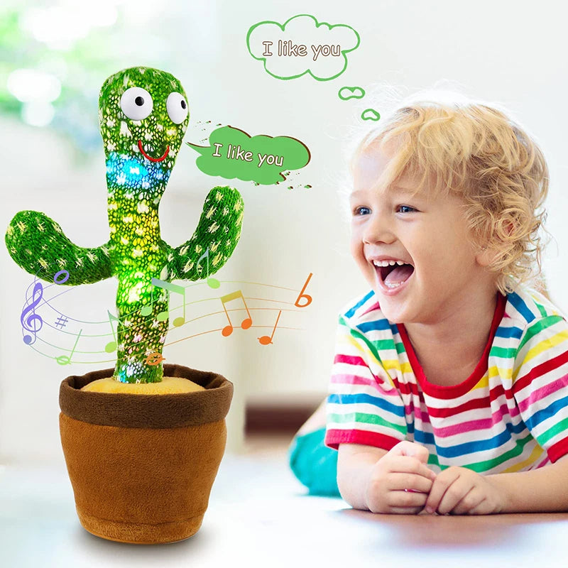 Interactive Talking Cactus Plush Toy for Kids – Dancing Soft Plush Toy for Home Decor and Gifts 5