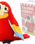 Interactive Talking Parrot Toy for Kids – Language Development, Movable Wings and Head, Soft Plush 0