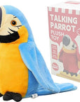 Interactive Talking Parrot Toy for Kids – Language Development, Movable Wings and Head, Soft Plush 2