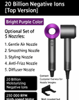 IoniqDry | Professional Hair Dryer with Ion Technology and Precision Nozzle 0