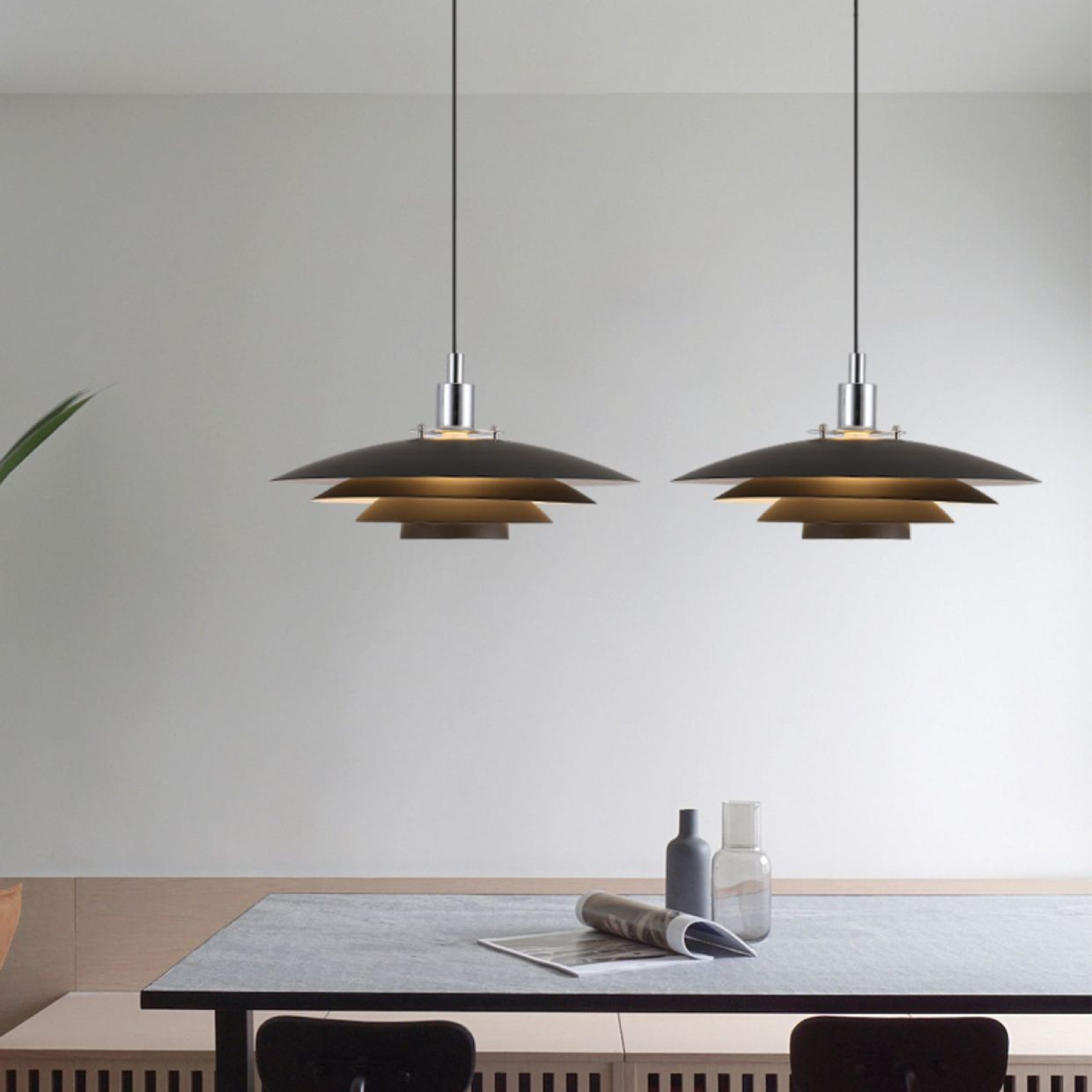 IronGlow | Modern Metal Low Pendant Lamp 0